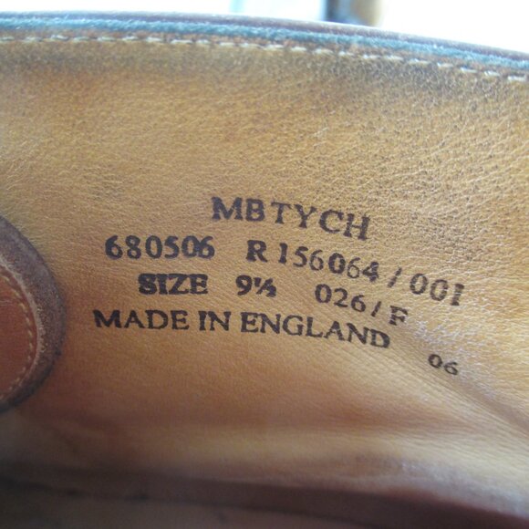 Charles Tyrwhitt Chukka Boots 9.5 D Lace Up Brown Leather Made in England Vibram main image 8